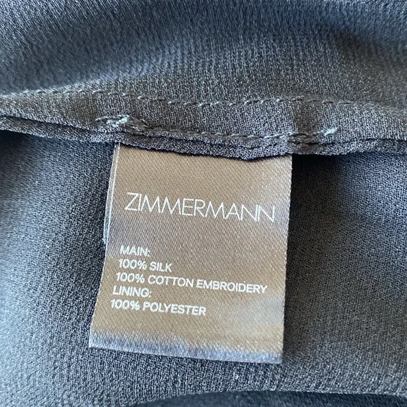 Zimmermann 1 (S) Lucia Silk Embroidered Romper - Picture 12 of 14